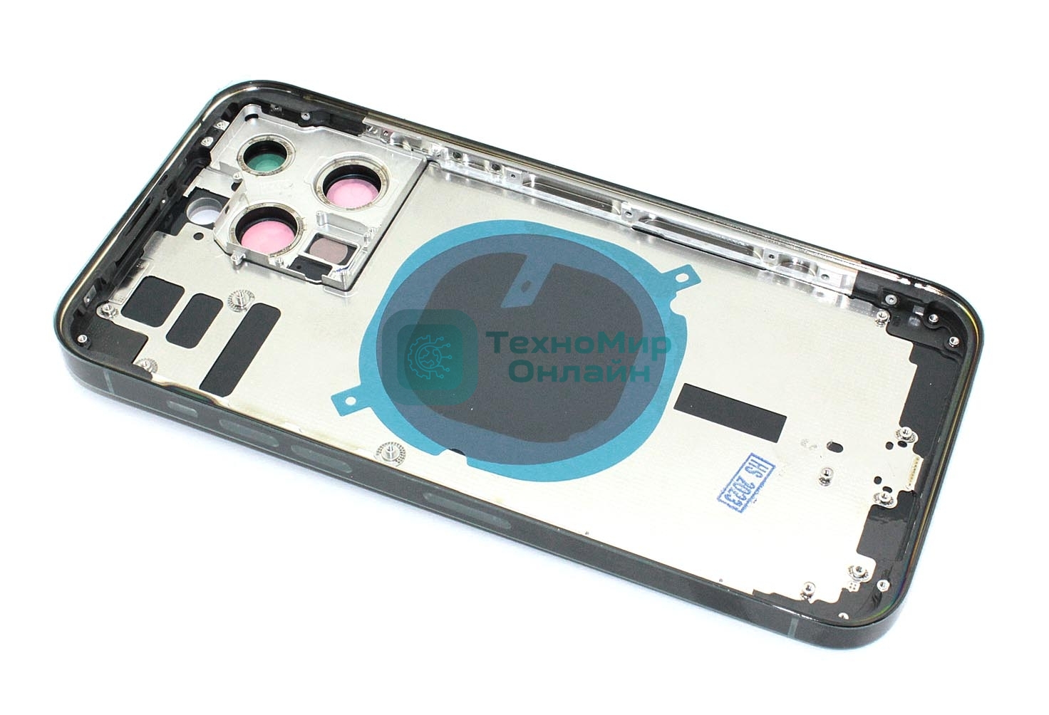 Задняя крышка (корпус) в сборе с рамкой для Apple iPhone 14 Pro Max черный