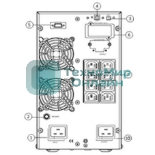 Источник бесперебойного питания Powerman Online 3000I N (IEC320)