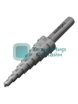 Сверло ступенчатое по металлу Сибртех 4-5-6-7-8-9-10-11-12 мм, 4241