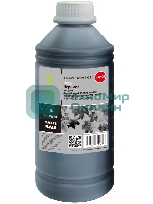 Чернила Cactus CS-I-PFI320MBK-1L PFI-320/120 черный матовый 1000мл для imagePROGRAF TM-200/TM-205/TM-300/TM-305;TX-2000/TX-3000/TX-4000