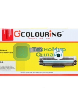 Картридж лазерный Colouring CG-MLT-D105L черный (2500 стр) для Samsung ML-1910/1915/2525/2525W/2580N SCX-4600/4623F/4623GN SF650