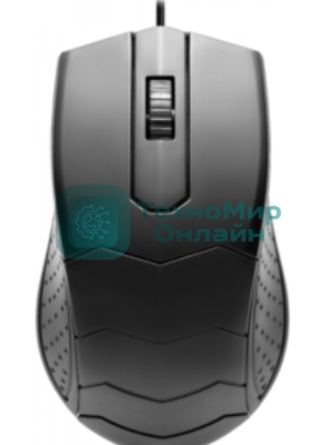 Мышь проводная Defender HIT MB-530 черный, 1000 dpi, USB, кнопки - 3