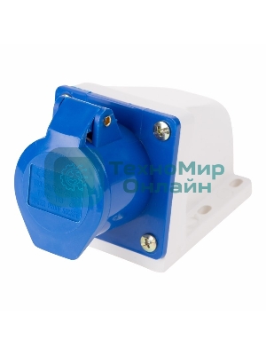 Розетка Rexant 113 стационарная 2Р+РЕ 16А 220В IP44