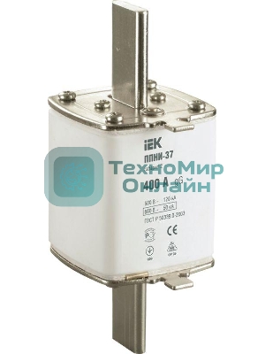 Вставка плавкая ППНИ-37 400А габарит 2 IEK DPP40-400