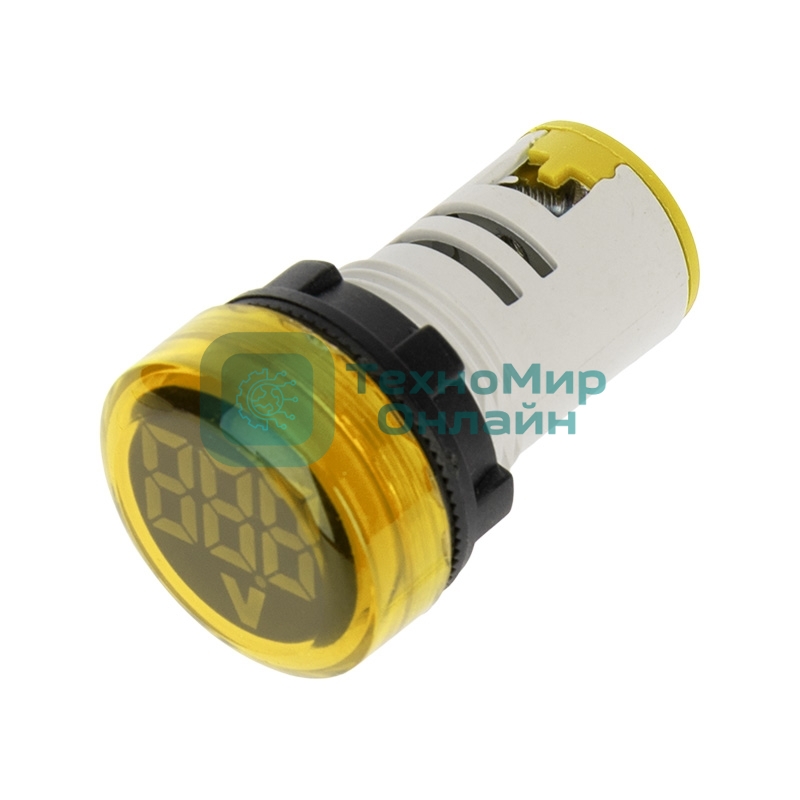 Индикатор значения напряжения Rexant желтый VD22 70-500 В