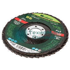 Круг лепестковый Сибртех торцевой, конический, Р 60, 125 х 22,2 мм