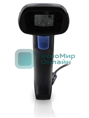 Сканер штрих-кода ручной QW2500 KIT, имидж 2D, 30 скан/сек, USB, черный