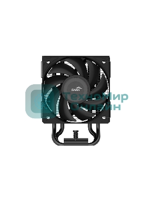 Кулер для процессора SAMA X30 (180W, 4-pin PWM, 133.5mm, 3x6mm, 1x100мм, 50.1CFM, 35.2dBA, 2600RPM, S: 1851/1700/1200/115X, AM5/AM4, черный)