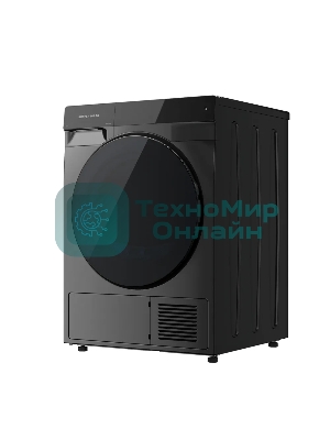 Сушильная машина Kuppersberg DM 590 GR, High-Tech, загрузка 10 кг, 16 программ, тепловой насос, отсрочка старта, реверс барабана, ультрафиолет, сенсорное управление, блокировка от детей, энергоэффективность А+, серый