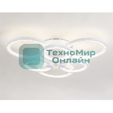 Потолочный светодиодный светильник FA4085/3+3 WH белый 100W 3000K+6400K/4200K/6400K+3000K 620*570*120 (ПДУ ИК)