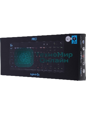 Клавиатура Logitech Gaming PRO проводная, USB Type-A, чёрный