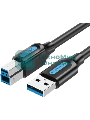Кабель Vention USB 3.0 AM/BM - 1м