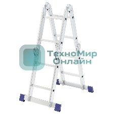 Лестница шарнирная алюминиевая Сибртех, 4х2