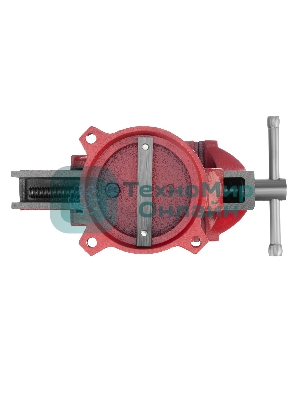 Тиски слесарные Matrix, 125 мм, поворотные, с наковальней