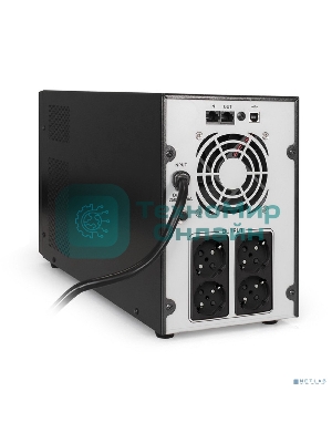 Источник бесперебойного питания ExeGate EP287660RUS SpecialPro Smart LLB-3000.LCD.AVR.EURO.RJ.USB 3000VA/1800W, LCD, AVR, 4 евророзетки, RJ45/11, USB, черный