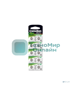 Батарейка для часов Camelion G 3 BL-10 Mercury Free (0%Hg), 392A/LR41/192) 1.5 В