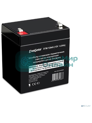 Батарея для ИБП ExeGate EX282945RUS DTM 6012 (6V 1.2Ah, клеммы F1)