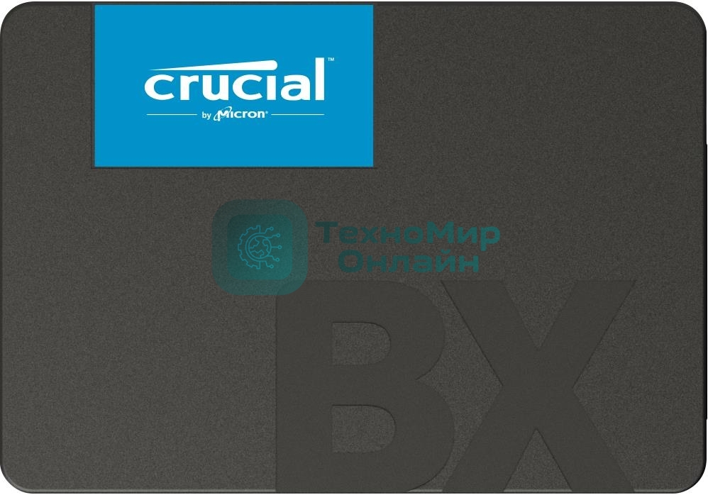 Накопитель SSD Crucial BX500, 500Gb, 2.5
