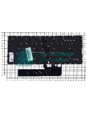 Клавиатура для ноутбука Lenovo Yoga 530-14IKB серебристая с подсветкой