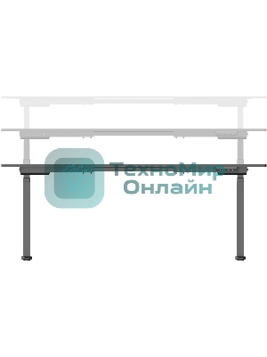 Подстолье Cactus CS-EDLF-BK каркас черный