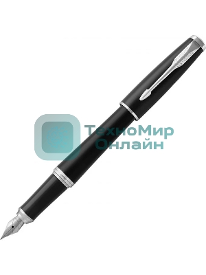 Ручка перьевая Parker Urban Core F309 (CW1931592) Muted Black CT F сталь нержавеющая подар.кор.