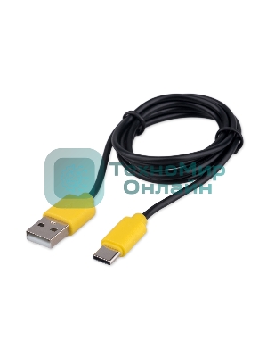 Кабель USB2.0 Гарнизон GCC-USB2-AMCM-1M-BY AM/Type-C, медь,1м, пакет
