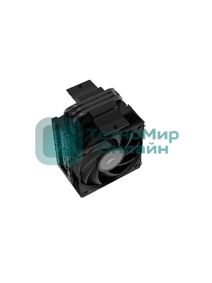 Кулер для процессора SAMA X30 (180W, 4-pin PWM, 133.5mm, 3x6mm, 1x100мм, 50.1CFM, 35.2dBA, 2600RPM, S: 1851/1700/1200/115X, AM5/AM4, черный)