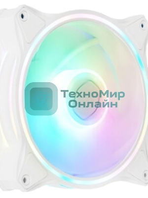 Вентилятор для корпуса Cooler Master MasterFan MF120 Halo2 ARGb 120х120x25 белый 4-pin 27дБ (MFL-B2DW-21NP2-R2) Ret
