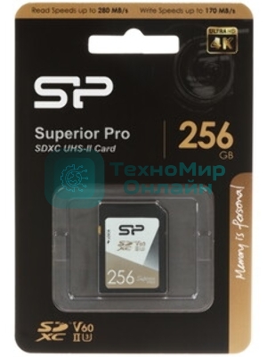 Флеш карта microSD 256Gb Silicon Power Superior Pro A2 microSDXC Class 10 UHS-I U3 Colorful 100/80 Mb/s