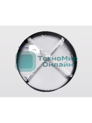 Потолочный светодиодный светильник Ambrella light FV5530 BK черный LED 45W 4200K D400*58 (Без ПДУ)