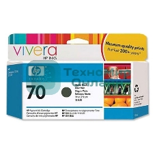 Картридж струйный HP №70 C9448A черный матовый для HP DJ Z2100/Z3100 (130мл)