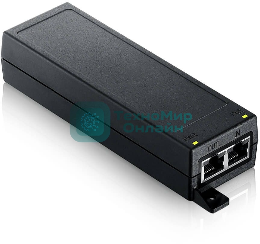 Инжектор Zyxel PoE12-30W, 802.3af/at (30 Вт), 2.5G