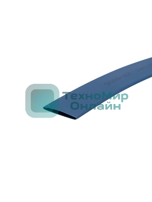 Трубка термоусаживаемая Rexant 10.0/5.0мм синяя. ролик 2.44м