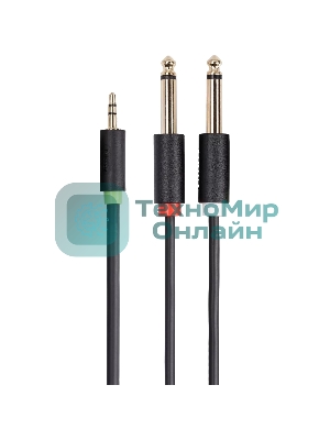Кабель-адаптер 3.5ST(M)/2X6.35 ST(M), 1.5м, Telecom PRO <TAV6168-1.5M>