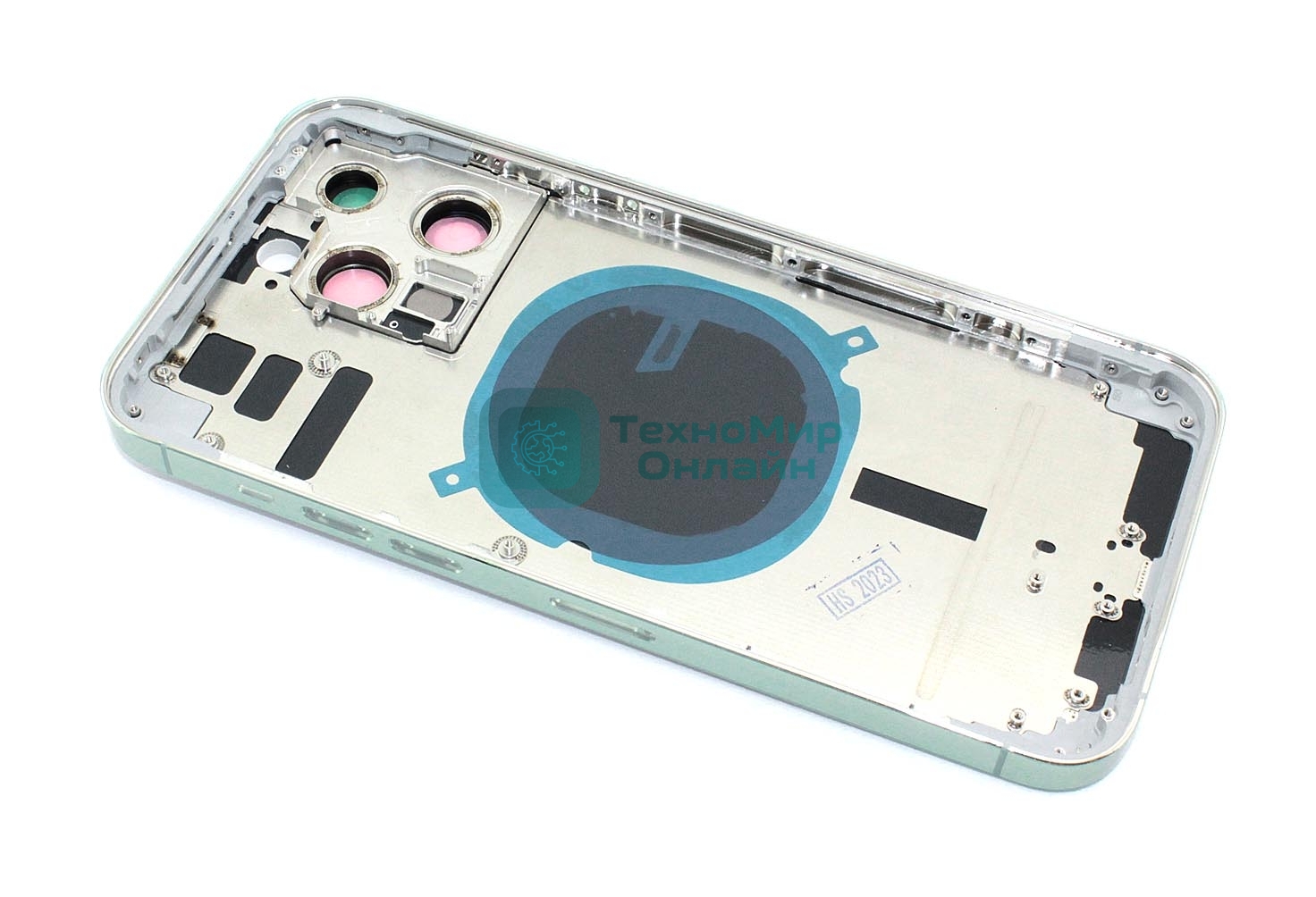 Задняя крышка (корпус) в сборе с рамкой для Apple iPhone 14 Pro Max белый