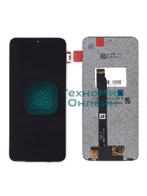 Дисплей (модуль) для Huawei Honor X8 4G в сборе с тачскрином черный