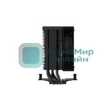 Кулер для процессора SAMA X30 (180W, 4-pin PWM, 133.5mm, 3x6mm, 1x100мм, 50.1CFM, 35.2dBA, 2600RPM, S: 1851/1700/1200/115X, AM5/AM4, черный)