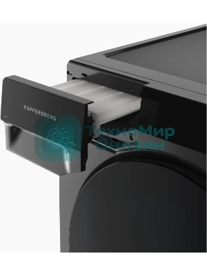 Сушильная машина Kuppersberg DM 590 GR, High-Tech, загрузка 10 кг, 16 программ, тепловой насос, отсрочка старта, реверс барабана, ультрафиолет, сенсорное управление, блокировка от детей, энергоэффективность А+, серый