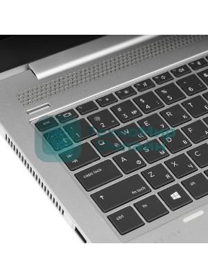 Клавиатура для ноутбука HP EliteBook 850 G5 755 G5 черная с серой рамкой, подсветкой и указателем