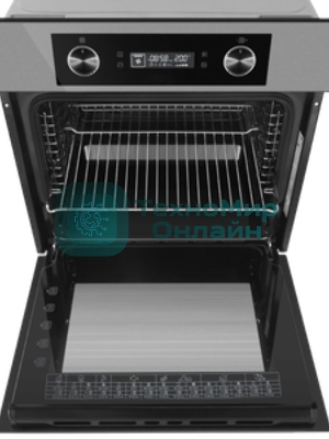 Шкаф духовой электрический Maunfeld AEOH60102S, 60л, дверца с 3 стеклами, нержавеющая сталь