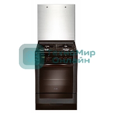 Плита газовая Gefest ПГ 6300-03 0047 коричневый, конфорок 4 шт, духовка 52 л, 60 см x 85 см x 60 см