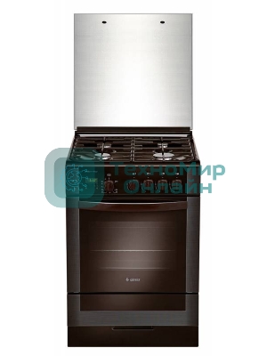 Плита газовая Gefest ПГ 6300-03 0047 коричневый, конфорок 4 шт, духовка 52 л, 60 см x 85 см x 60 см