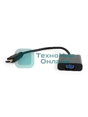 Переходник HDMI-VGA Cablexpert A-HDMI-VGA-04, 19M/15F, провод 15см