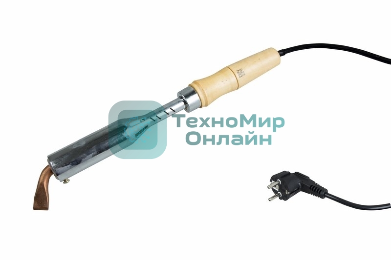 Паяльник ПД Rexant, керам.нагреватель, 200 Вт, 230 В, деревянная ручка