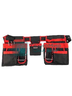 Сумка-пояс монтажника двойная Rexant RE-15