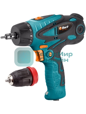 Дрель-шуруповерт Bort BSM-450X2, 450 Вт, 35 Нм, щеточный