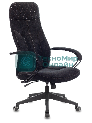 Кресло Бюрократ CH-608 Fabric Light-20 черный, ткань