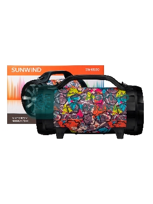 Минисистема SunWind SW-MS50 черный 45Вт FM USB BT SD/MMC