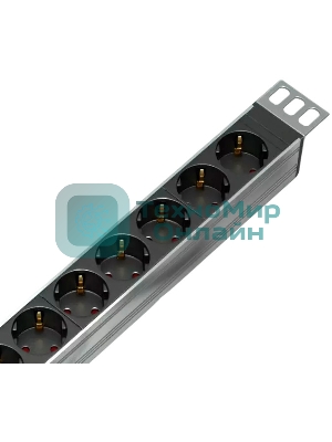 Блок распределения питания Rem R-16-7S-V-440-Z гор.размещ. 7xSchuko базовые 16A EN 60320 С20