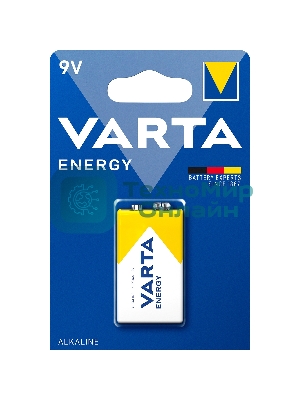 Батарейки VARTA ENERGY 9V бл. 1